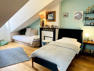 Un ou plusieurs lits dans un hébergement de l'établissement Maison centre Nantes dans impasse privée
