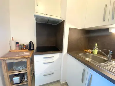 Cuisine ou kitchenette dans l'établissement Jolie T2 au calme à 2 pas du Vieux Port
