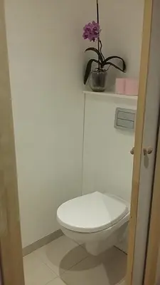 Salle de bains dans l'établissement le CLOS des PALUDIERS chambre MOLENE