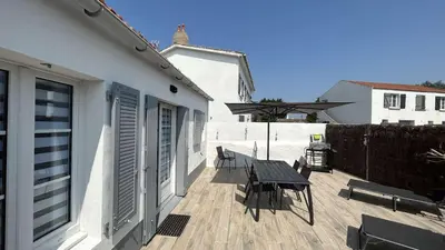 Balcon ou terrasse dans l'établissement NO000-11R Mais 2 pièces - 4 couchages NOIRMOUTIER EN L'ILE
