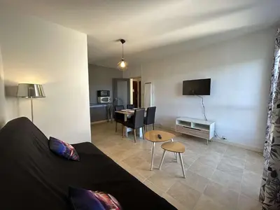 Télévision ou salle de divertissement dans l'établissement SJ810-043 - Appart 2 pièces 4 couchages - SAINT JEAN DE MONTS