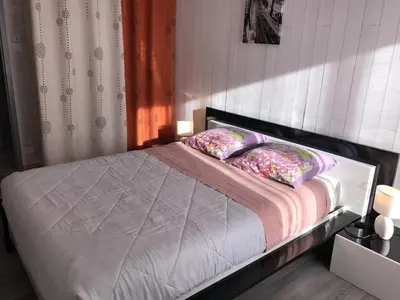 Un ou plusieurs lits dans un hébergement de l'établissement SH020-025 - Appartement 2 pièces 4 couchages SAINT HILAIRE DE RIEZ