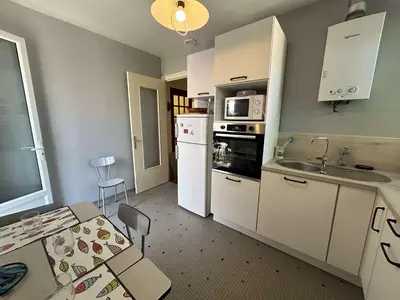 Cuisine ou kitchenette dans l'établissement SJ000-033 - Mais 2 pièces - 2 à 3 couchages - SAINT JEAN DE MONTS