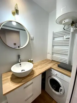 Salle de bains dans l'établissement T2 au calme proche Talensac et Centre Ville