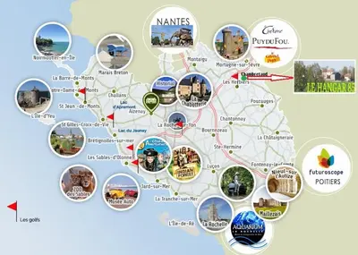 Plan de l'établissement Le Studio - campagne - 5km du Parc