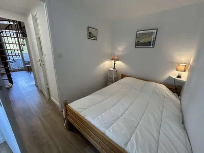 Un ou plusieurs lits dans un hébergement de l'établissement SJ260-200 - Appart 2 pièces mezzanine - 4 couchages SAINT JEAN DE MONTS