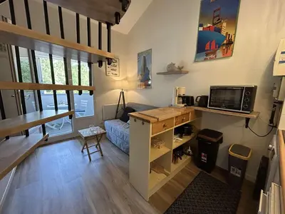 Cuisine ou kitchenette dans l'établissement SJ260-200 - Appart 2 pièces mezzanine - 4 couchages SAINT JEAN DE MONTS