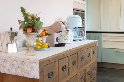 Cuisine ou kitchenette dans l'établissement Logement PRO, Travailleur, En semaine uniquement