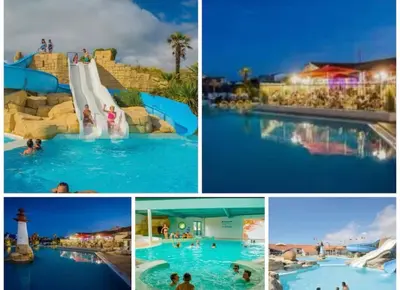 Piscine de l'établissement Mobile home Sol a gogo ou située à proximité