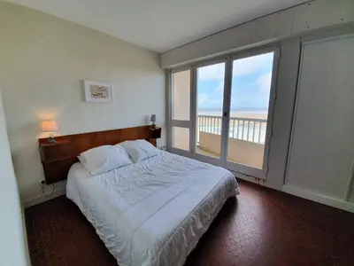 Un ou plusieurs lits dans un hébergement de l'établissement SJ710-020 - Appart 2 pièces 5 couchages - SAINT JEAN DE MONTS