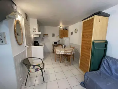 Cuisine ou kitchenette dans l'établissement SJ590-061 - Mais 3 pièces 4 couchages SAINT JEAN DE MONTS