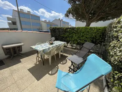 Balcon ou terrasse dans l'établissement SH210-06A - Appartement studio 4 couchages - Saint Hilaire de Riez