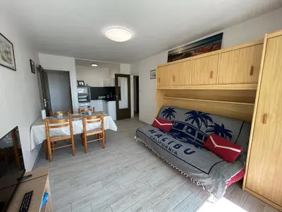 Coin salon dans l'établissement SH380-089 - Appart 2 pièces 4 couchages - SAINT HILAIRE DE RIEZ