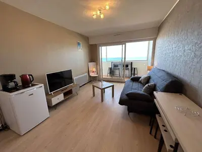 Télévision ou salle de divertissement dans l'établissement SH180-135 - Appart 2 pièces 4 couchages SAINT HILAIRE DE RIEZ