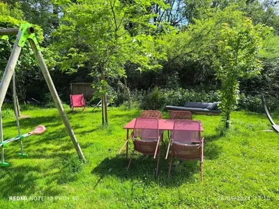 Jardin de l'établissement La Dilettante - petit déjeuner inclus - 10mn du Parc