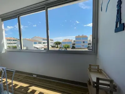 Balcon ou terrasse dans l'établissement SH210-37D - Appart 2 pièces 4 couchages - SAINT HILAIRE DE RIEZ
