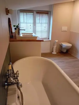 Salle de bains dans l'établissement Studio nature indépendant