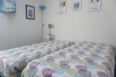 Un ou plusieurs lits dans un hébergement de l'établissement NO000-035 Appartement 3 pièces - 4 couchages NOIRMOUTIER EN L'ILE