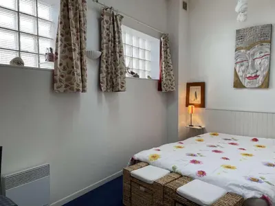 Un ou plusieurs lits dans un hébergement de l'établissement NO000-035 Appartement 3 pièces - 4 couchages NOIRMOUTIER EN L'ILE