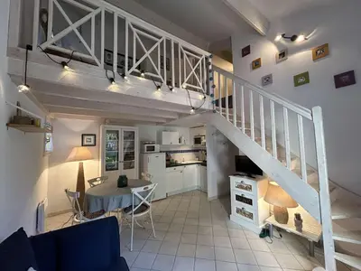 Cuisine ou kitchenette dans l'établissement SH310-016 - Maison 2 pièces-mezz 5 couchages - Saint Hilaire de Riez