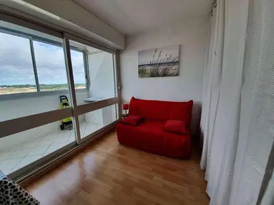 Coin salon dans l'établissement SH130-145 - Appart studio 4 couchages - SAINT HILAIRE DE RIEZ
