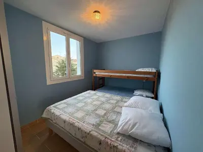 Un ou plusieurs lits dans un hébergement de l'établissement SJ240-054 - Appart 2 pièces 4 couchages - SAINT JEAN DE MONTS