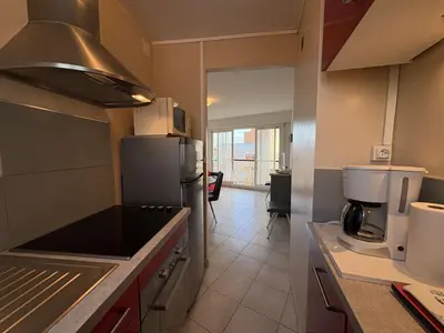 Cuisine ou kitchenette dans l'établissement SJ240-054 - Appart 2 pièces 4 couchages - SAINT JEAN DE MONTS