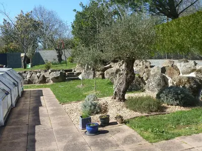 Jardin de l'établissement La Bonbonnière des oliviers