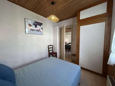 Un ou plusieurs lits dans un hébergement de l'établissement SJ000-00R - Maison 3 pièces 5 couchages - SAINT JEAN DE MONTS
