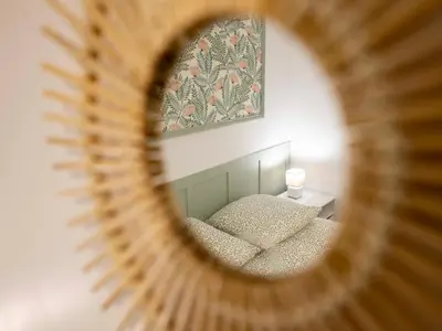 Coin salon dans l'établissement Atelier du Tisserand - Maison de caractère et calme