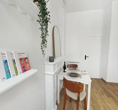 Cuisine ou kitchenette dans l'établissement Studio lumineux, rénové, cœur historique Nantes