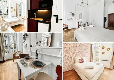 Plan de l'établissement Studio lumineux, rénové, cœur historique Nantes