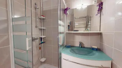 Salle de bains dans l'établissement Le Gouvernail