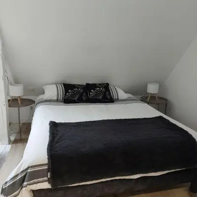 Un ou plusieurs lits dans un hébergement de l'établissement Le cocon citadin