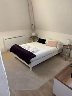 Un ou plusieurs lits dans un hébergement de l'établissement Le cocon citadin