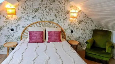 Un ou plusieurs lits dans un hébergement de l'établissement Maisonnette rénovée à 700m des bords de Loire