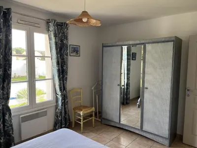 Un ou plusieurs lits dans un hébergement de l'établissement Villa de Vertmarines