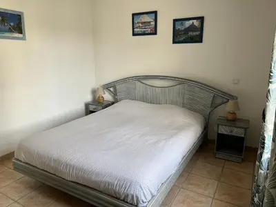 Un ou plusieurs lits dans un hébergement de l'établissement Villa de Vertmarines
