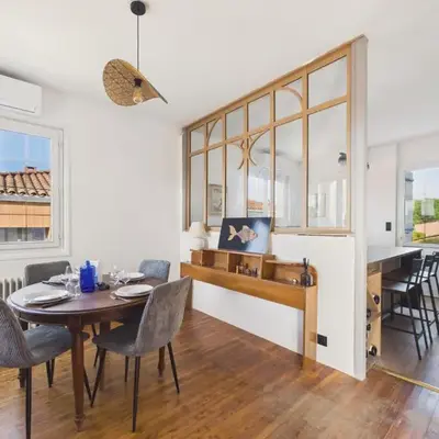 Maison tout confort pour 8 avec jardin