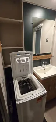 Cuisine ou kitchenette dans l'établissement Sejour au Bois Dormant 88