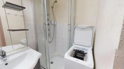 Salle de bains dans l'établissement Le Repos Atlantique