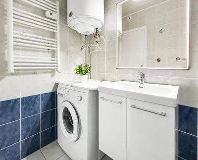 Salle de bains dans l'établissement Vue Mer & Calme T2 lumineux avec parking privé