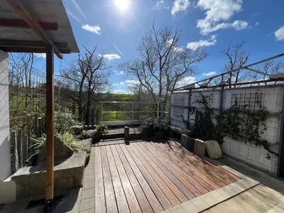 Balcon ou terrasse dans l'établissement Les Iris - Maison chaleureuse