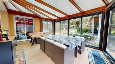 Coin salon dans l'établissement La Villa du Rocher Vert