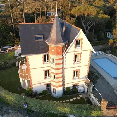 Villa vue mer avec piscine -15pers - Vieux port de Pornic