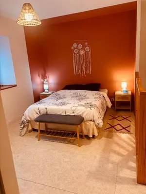Un ou plusieurs lits dans un hébergement de l'établissement Maison 4 5 pers Cholet PuyduFou Maulevrier