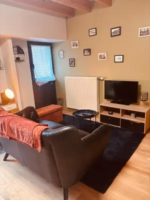 Télévision ou salle de divertissement dans l'établissement Maison 4 5 pers Cholet PuyduFou Maulevrier
