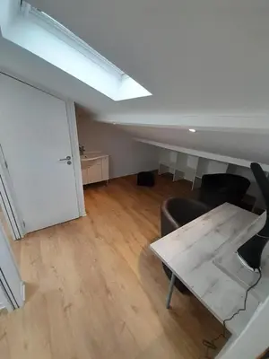 Coin salon dans l'établissement Villa 6 personnes à 250 m de la plage