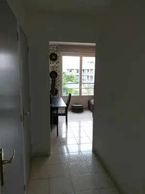 Coin salon dans l'établissement Quiet apartment in Nantes city center with Secure parking