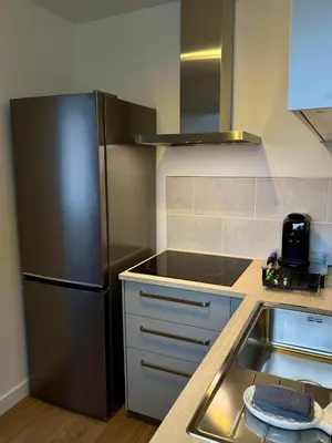 Cuisine ou kitchenette dans l'établissement L'Auréa - Design Cosy Calme et Lumineux